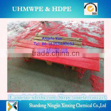 Cutting HDPE wear strip/HDPE wear resistant strip and slat/ impact resistant plastic strip