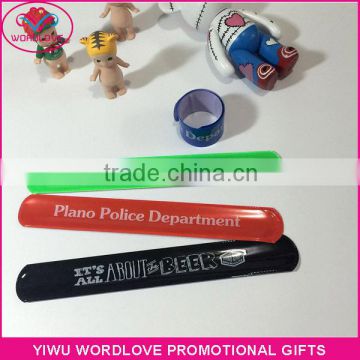 Reflective PVC Slap Wristbands/ Snap Bracelets/Slap Band Watch