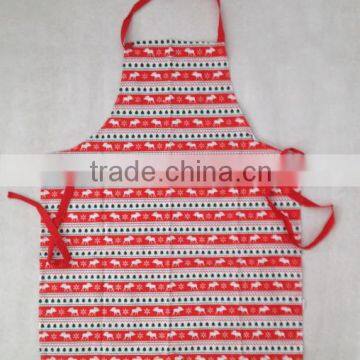 cotton printed apron in Christmas design