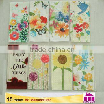 reactive print kitchen cotton velour tea towel print towels textiles china supplier bulk buy from china