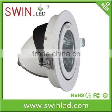 HOT design adjustable 30w cob led downlight