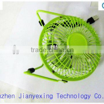 Green color MINI USB fan for note book and computer facotry price