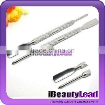 2013 hot sale nail cuticle pusher stainless steel cuticle remover pusher nail art tools