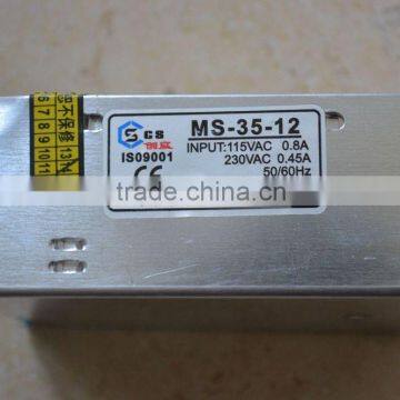 MS-35-12 Power Supply Regulated Switching New 36W AC85-264V to 12V DC 3A