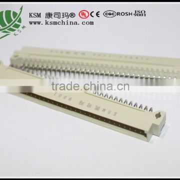 Din 41612 right angle male Row 2 Euro connector 64pin