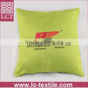 wholesale made of high quality suede nap fabric handmade square cushion with invisible zipper design(LCTP0088)