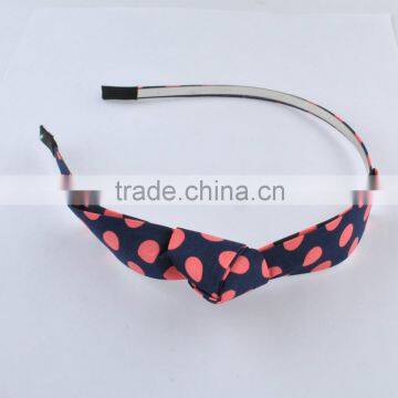 Fabric Big Bow With Colorful Dot Head Band photo-4