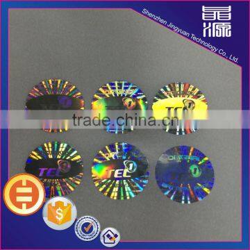 Hot Selling Custom Disposable HoneyComb Tamper Evident Hologram Sticker