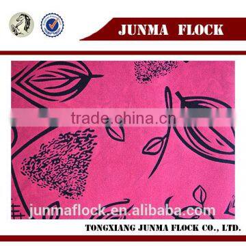 Manufacturer China Junma Textile Design Professional Flock Printing Bedsheet Fabric