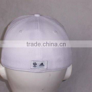 Knitted White Flex Fitted Cap photo-3