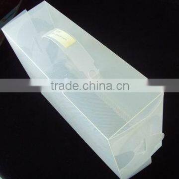 clear PP shoe packaging box