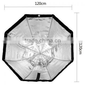 Factory Supply Professional Speedlite Octagon Umbrella Softbox 120cm 48" Octabox photo-2
