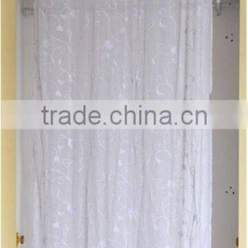 100% Cotton Material and Make-to-Order Supply Type Voile Curtain Fabric photo-4