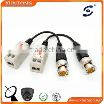 Coax CAT5 To CCTV Coaxial Camera BNC Male Video Balun Connector