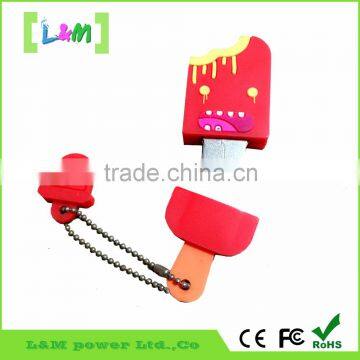 Cute Custom Molded PVC USB Flash Drive for Promotional or Retail Use