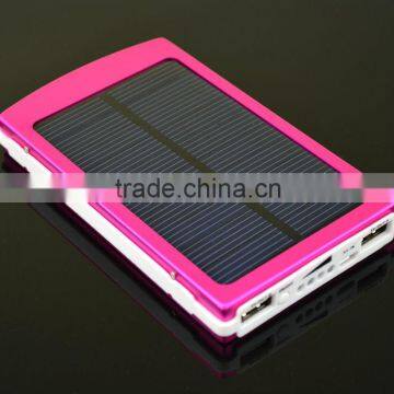 CE RHOS FCC 2014 New Fashion Solar Power Portable Solar Charger Fast Mobile Charger 5000mah photo-3