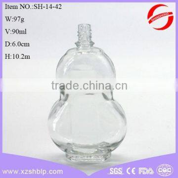 heart/bottle gourd shaped perfume bottle high quality
