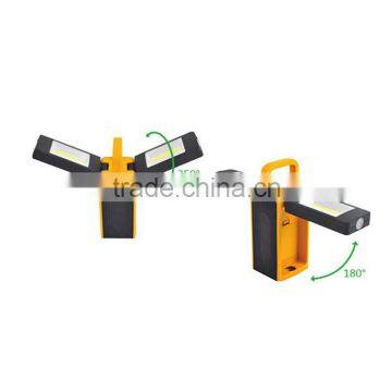 2016 New Magentic 3W COB Working Light With Internal Hanging Hook Flashlight Lamp Wheel photo-3