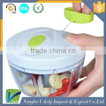 Hot Sale Hand Pull Food Chopper, Kitchen manual food Blender food processor, vegetable chopper