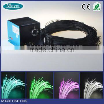 2016 fiber optic lighting illuminators for sauna room with black sheated fiber harness and generator