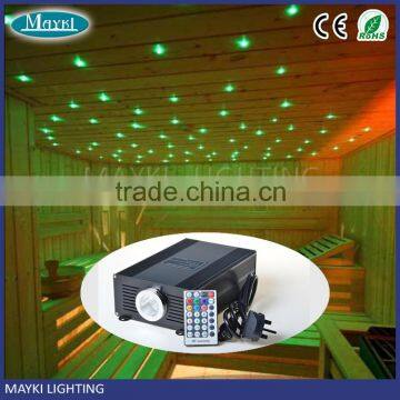 60W RGBW mixing color fiber optic illuminator with DMX512 controller