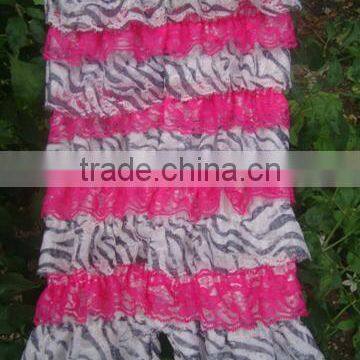 Cute Colorful Baby Strapless Lace Ruffles Petti Rompers Baby Girls Cheap Rompers Lace Ruffles Rompers With Bows Sleeping Wear photo-3