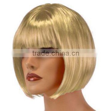 Christmas Party Wig BOB Hair Styling Heat Resistant Synthetic Hair Wig For Women Fashion Colorful Wig