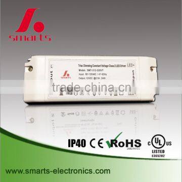 120vac to 12vdc power supply 2 amp triac dimmable 24w led driver