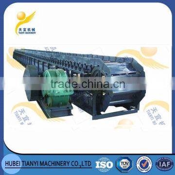 China newest design of stainless steel slat chain conveyor