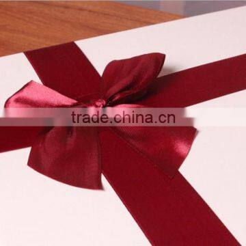 Manufacturer High Quality Chinese Wedding Photo Box With Ribbon