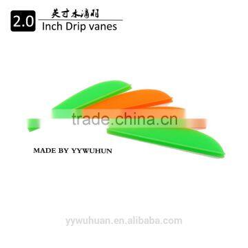 2.0inch drop arrow vane, fletching for aluminum fiberglass arrow vanes