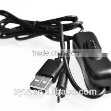 Raspberry Pi Power Cable With Switch ON/OFF Button Micro USB Charging Cable for Banana PI Raspberry Pi photo-2