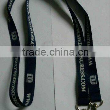 flat polyester key lanyards