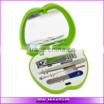 Wholesale Manicure Set with Mirror Apple Shape Box