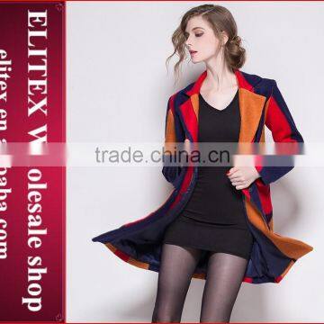 2015 Unique Sexy Fashion Ladies Cashmere Overcoat Winter Dress photo-2