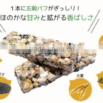 UNIMAT 5 Grains Stick Serial Bar Health Food Nutrients Made in Japan photo-2