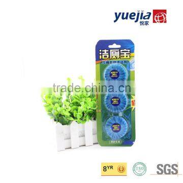 Blue-Bubble Flush Block Toilet Bowl Deodorizer/Fragrance Blue Block Solid Auto Toilet Cleaner