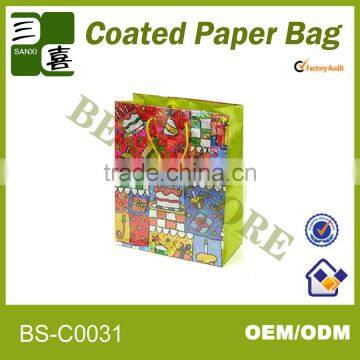 2013 Waterproof paper fruit bag with inside glossy varnish