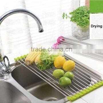 2015 Newest Folding Kitchen Utensils Sink Dish Drainer Rack