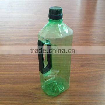 BOLAI Hexagon Shape PET Cooking Oil Bottle With Cork FOR 1L photo-3