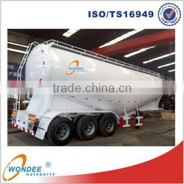 3 Axles 40m3 Bulk Cement Tanker Semi Trailer for Sale photo-2