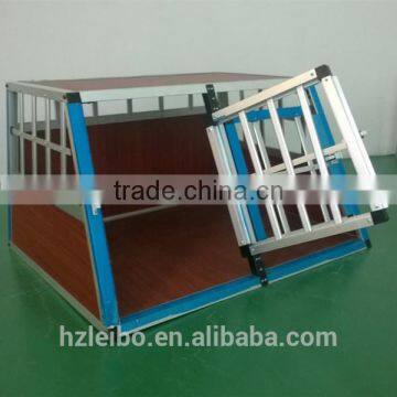 Easy Assembly Eco-friendly Factory Direct Sale Aluminium Double Door Dog Kennel photo-4