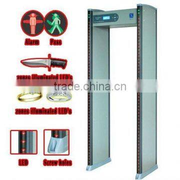 High Sensitivity Intelligent Walkthrogh Security Metal Detector XLD-B(LCD)