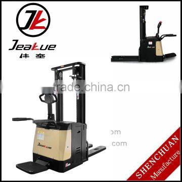 made in china 1.6 ton walkie electric stacker forklift