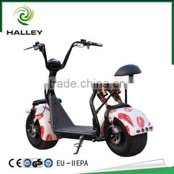 60V 12AH 1000 Watt Urban Electric Scooter Halley Mobility Scooter photo-3