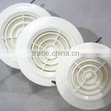 ABS Round Ceiling Adjustable Diffuser With Connector photo-6