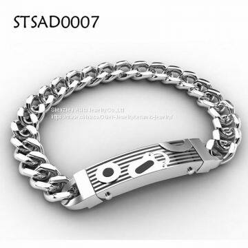 Metal Bracelets Zinc Alloy Jewelry Embrossed For Gift OEM / ODM photo-2
