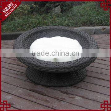 Alibaba pet supply wholesale newest patio wicker round pet bed