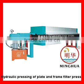 800 Hydraulic Clamping Plate-frame tower press filter