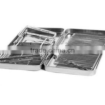 Deluxe Stainless Steel Folding Bbq Grills photo-2